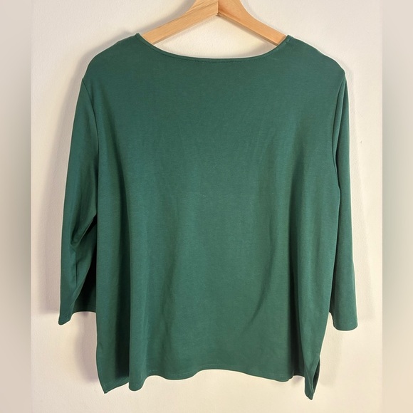 Alfred Dunner Top Garden Gate Cats Pumpkins Halloween Fall Petite Medium - Picture 8 of 10